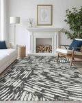 Latte&Fog 8x10 Area Rugs for Living Room, Large Modern Abstract Washable Rug by LatteFog
