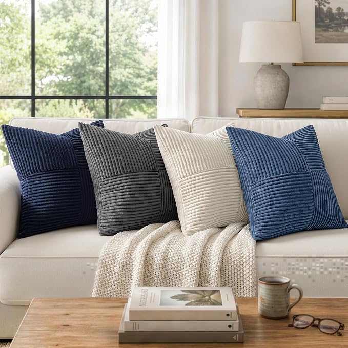 MIULEE Grey Decorative Throw Pillow Covers - Image 5