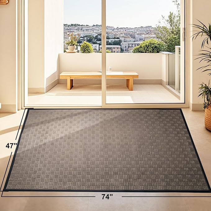 Mibao Front Door Mat, Heavy Duty Durable Welcome Mat - Image 2