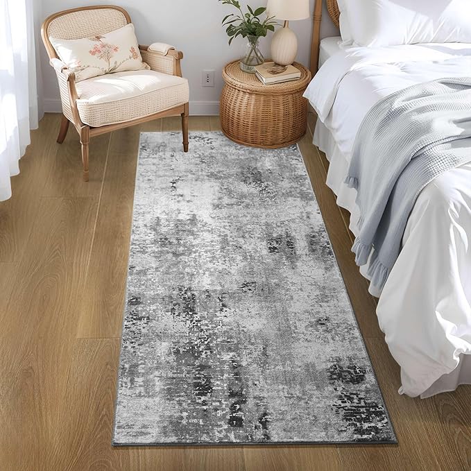 Ompaa Runner Rug for Hallways Kitchen Runner Rug Non Slip 2'6''x8' Washable - Image 4