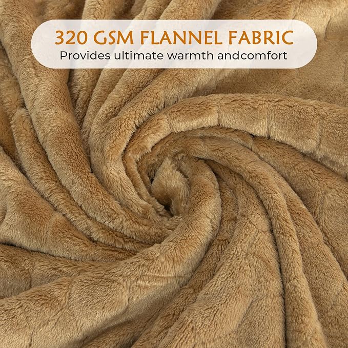 TOONOW Fleece Blanket Super Soft Cozy Throw Blanket 50" x 60", Lightweight - Image 4