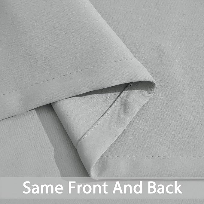Yakamok Room Darkening Grommet Window Drapes Thermal Insulated Light Blocking - Image 5
