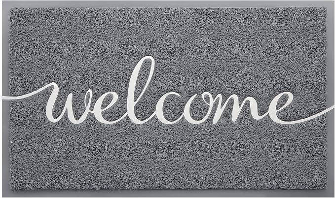 BeneathYourFeet Door Mat, Welcome Mat Low Profile Floor Mat Front Doormat by BeneathYourFeet