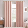 MIULEE Linen Curtains 100% Blackout by MIULEE