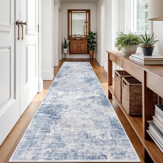 IOHOUZE Abstract Runner Rug 3x12 Ft Washable Runners - Image 8