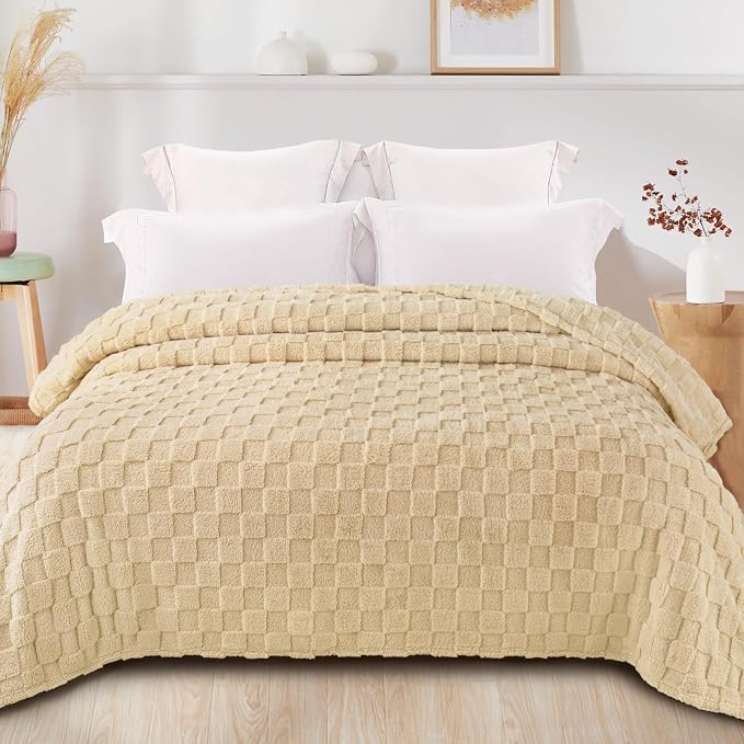 Exclusivo Mezcla King Size Flannel Fleece Blanket, Super Soft and Warm - Image 3