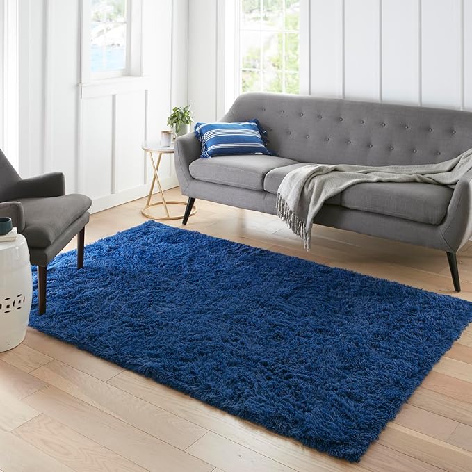 Ophanie Blue Rug, Boys 3x5 Rugs by Ophanie
