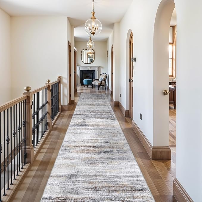 3x20 Washable Hallway Runner Rug: Extra Long Runners by WIEVEDENS