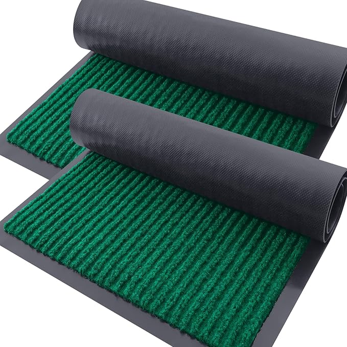 OLANLY Front Door Mat Indoor Outdoor Entrance, Waterproof Heavy Duty Doormat by OLANLY
