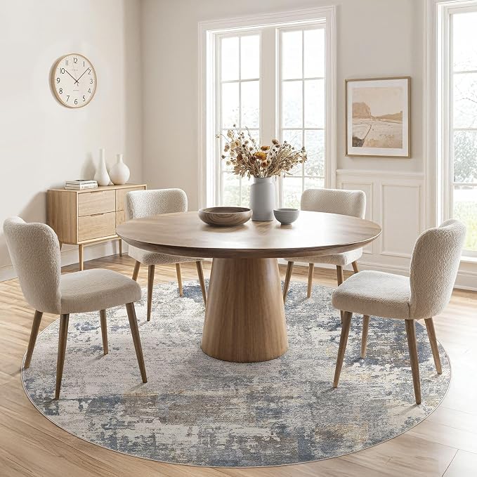 UERMEI 6ft Round Area Rug Living Room Rugs - Image 3