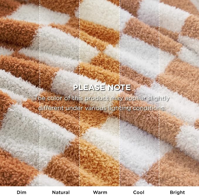 Bedsure GentleSoft Checkered Throw Blanket - Image 9