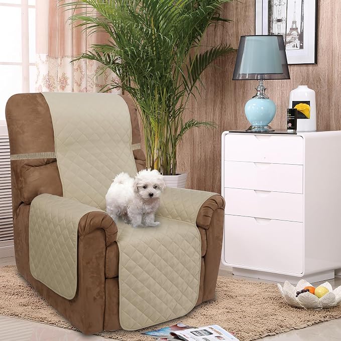 U-NICE HOME Recliner Chair Covers Reversible Chair Cover Pet Covers - Image 2