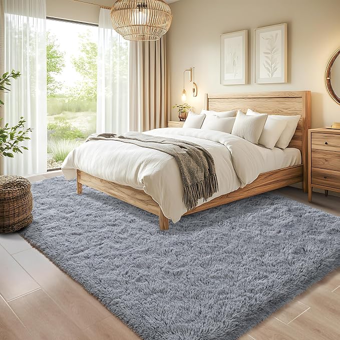 Chicrug Soft Area Rugs for Bedroom Living Room Plush Fluffy Rug 3x5 Feet - Image 4