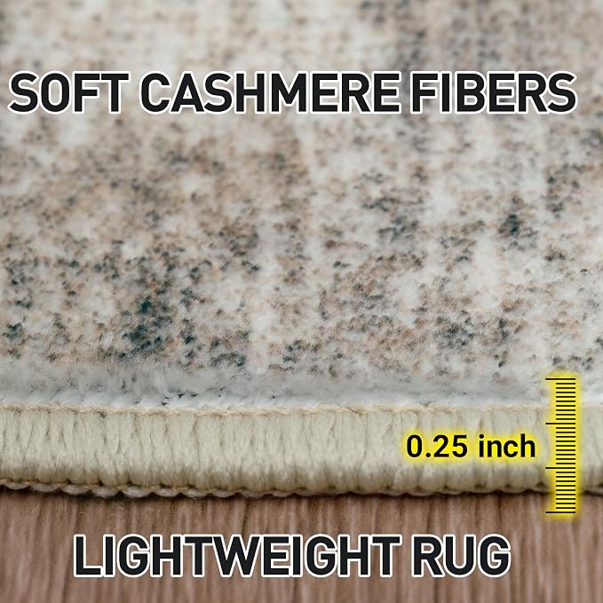 6x9 Area Rugs Washable Rug: Large Modern Abstract Living Room Rug Soft - Image 7