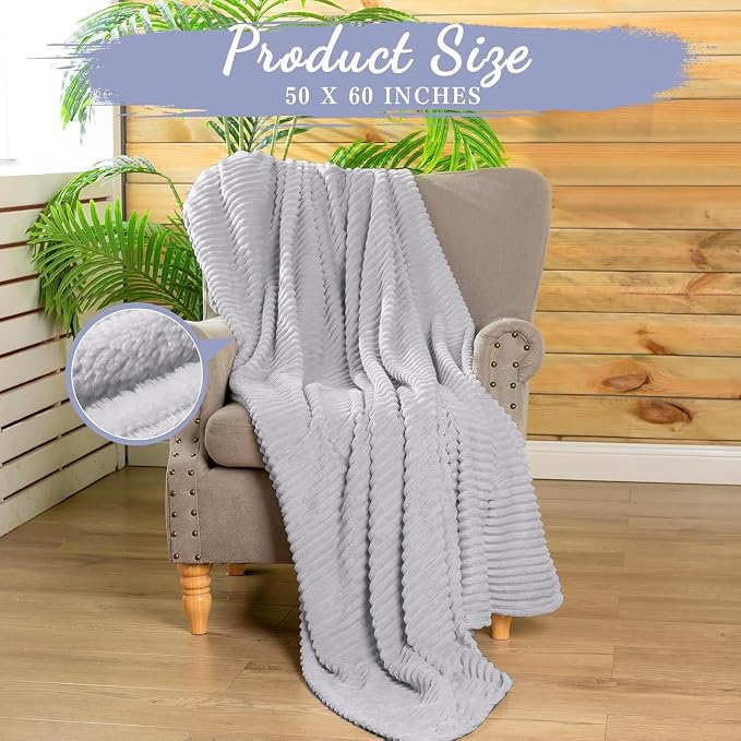Buryeah 24 Pcs Flannel Throw Blanket Bulk 50 x 60 in Sleepover Blanket Outdoor - Image 2