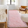 ONASAR Pink Runner Rugs for Bedroom Living Room, 2x6 Bedside Hallway Fluffy by ONASAR