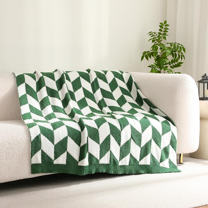 Snuggle Sac Christmas Green Throw Blanket - Image 5