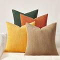 Topfinel Set of 4 Mordern Nordic Boho Farmhouse Cushion Covers Green Rust Throw by Topfinel