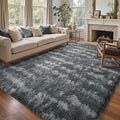 5x7 Ft Large Shag Rugs for Bedroom Living Room, Tie Dyed Ultra Soft Fluffy by Cuzwlovita