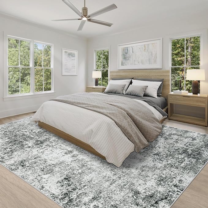 XLUEZ 9x12 Area Rug for Living Room, Washable Modern Abstract Large Area Rug - Image 4