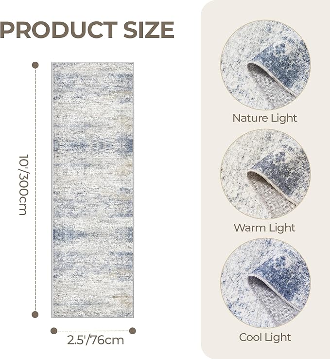 Kitchen Runner Rugs Non Skid Washable - Image 2