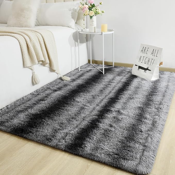 TWINNIS Super Soft Shaggy Rugs Fluffy Carpets, 5x8 Feet, Indoor Modern Plush - Image 7