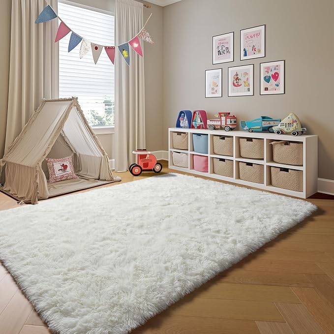 ONASAR Cream White 6x9 Area Rugs - Image 9