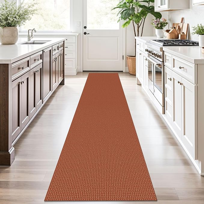 KOZYFLY Runners for Hallways 2x10 ft Washable Kitchen Runner Non Slip Rubber - Image 2