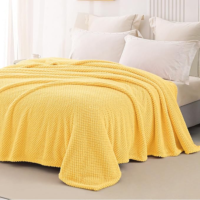 Whale Flotilla Twin Size Fuzzy Fleece Blanket - Image 4