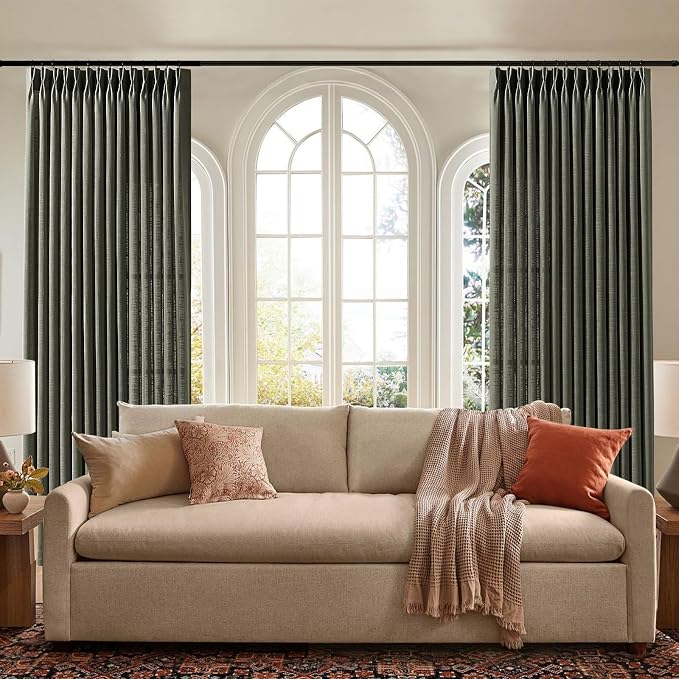 IVAPUPU Pinch Pleated Curtains 84 Inches Long - Image 9