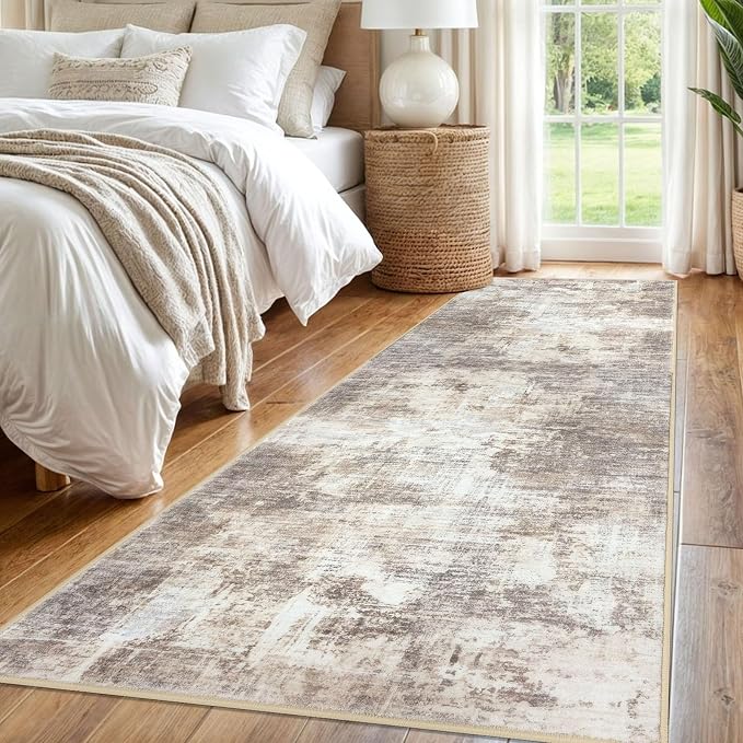 IOHOUZE Abstract Runner Rug 3x8 Ft Washable Runners - Image 8