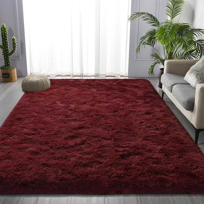 Large Shag Area Rugs 5 x 8, Plush Fuzzy Rugs - Image 3