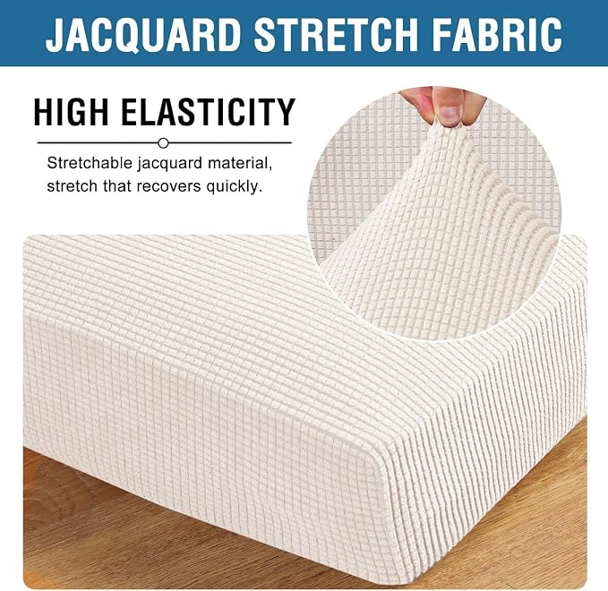 H.VERSAILTEX Super Stretch Individual Chaise Cover Sectional Couch Covers - Image 4