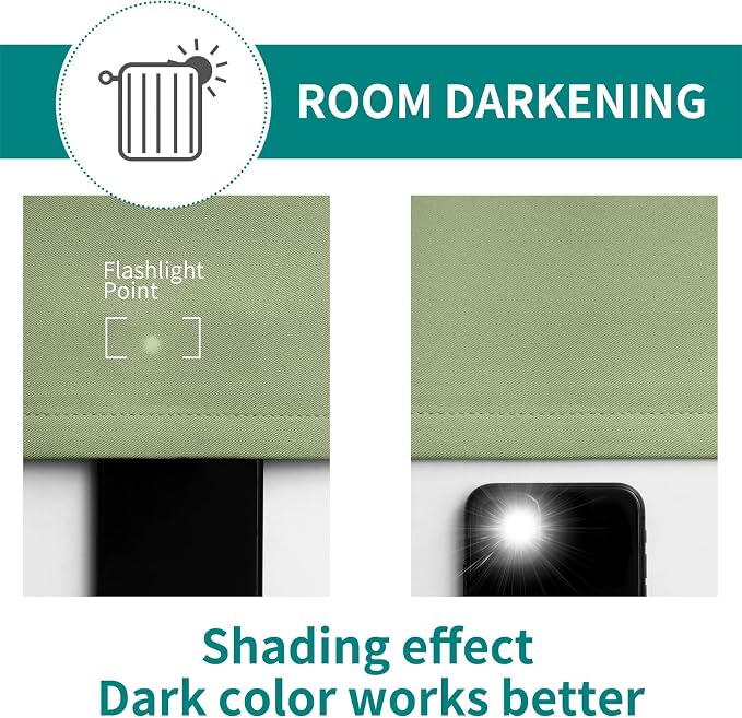 BGment Room Darkening Curtains 63 Inches Long - Image 4