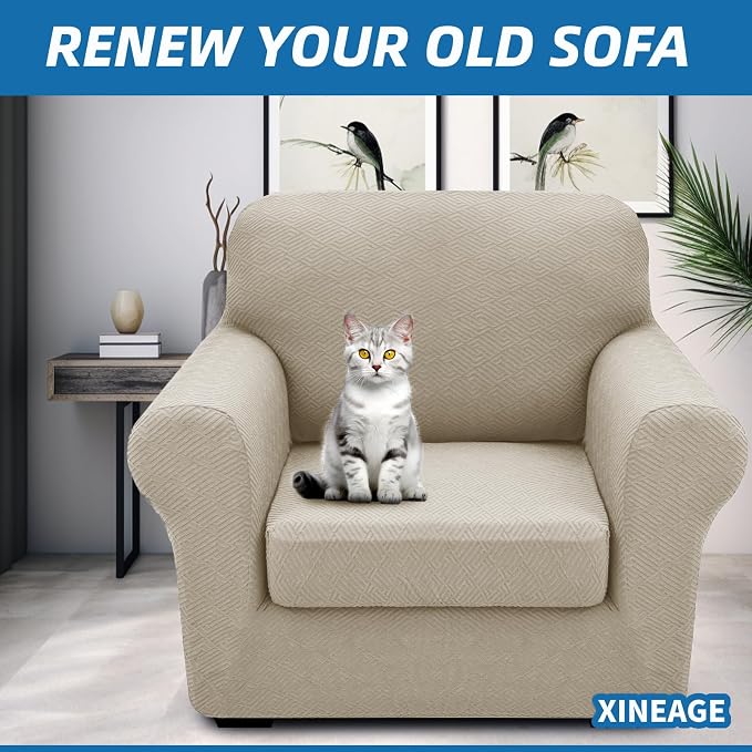 XINEAGE 2026 New 2 Pieces Chair Covers - Image 3
