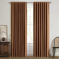 MIULEE 100% Blackout Linen Curtains by MIULEE