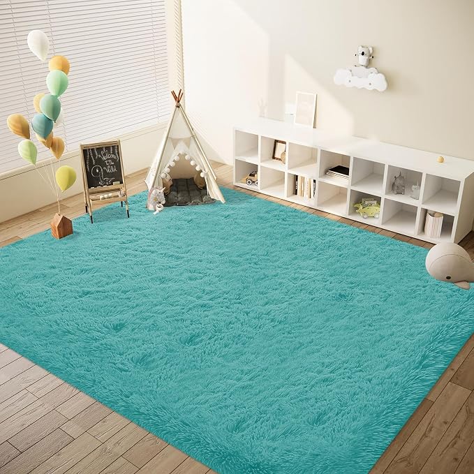 6x9 Area Rug for Living Room: Fluffy Shag Soft Washable Rugs Large Fuzzy Plush - Image 5