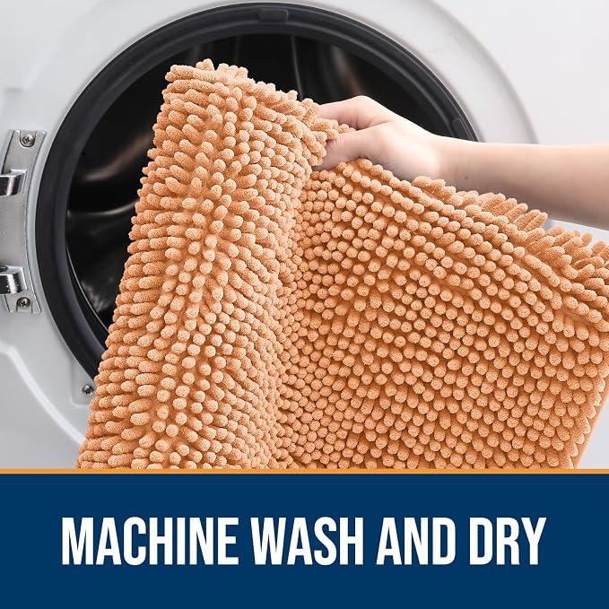 OLANLY Dog Door Mat for Muddy Paws 47x17, Absorbs Moisture and Dirt, Absorbent - Image 5