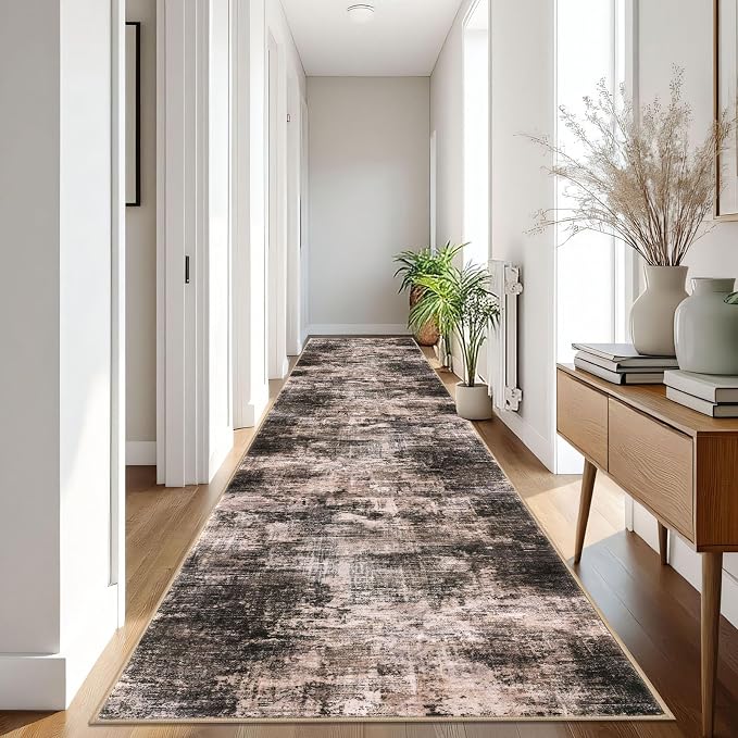 IOHOUZE Abstract Runner Rug 3x16 Ft Washable Runners - Image 7