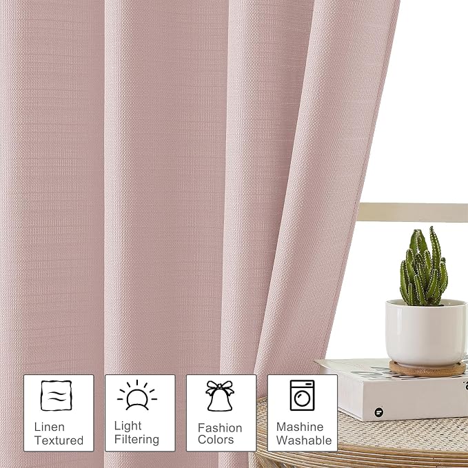 OWENIE Bob 1 PCS Blush Valances - Image 2