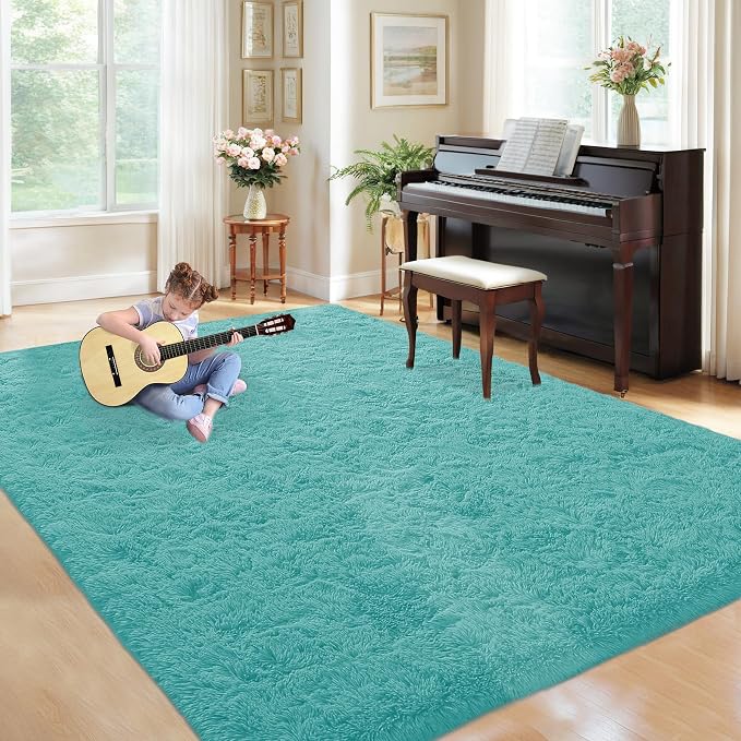 5x7 Area Rug for Living Room: Fluffy Shag Soft Washable Rugs Fuzzy Plush Indoor - Image 7