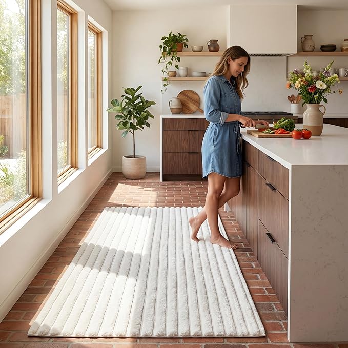 Nuloom SuperiorWash Collection Kai Off-White, Fluffy and Cozy, High Traffic - Image 8