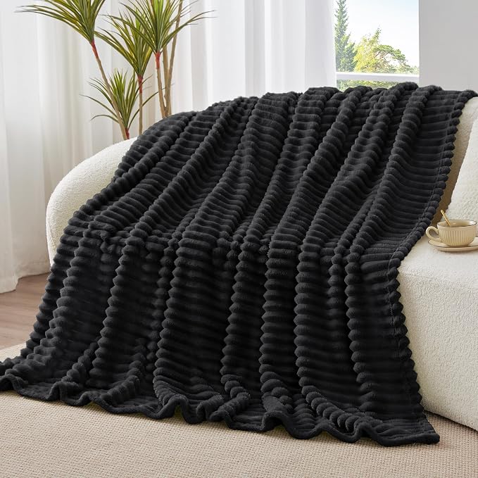 BEDELITE Twin Blanket for Couch & Bed, 300GSM Soft & Warm Fleece Blanket - Image 3