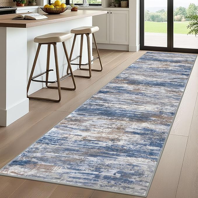 KOZYFLY 3x10 Ft Rug Modern Ombre Runner Rug - Image 7