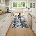 Washable Area Rugs 3x6 Non-Slip Modern Abstract Soft by RELEANY