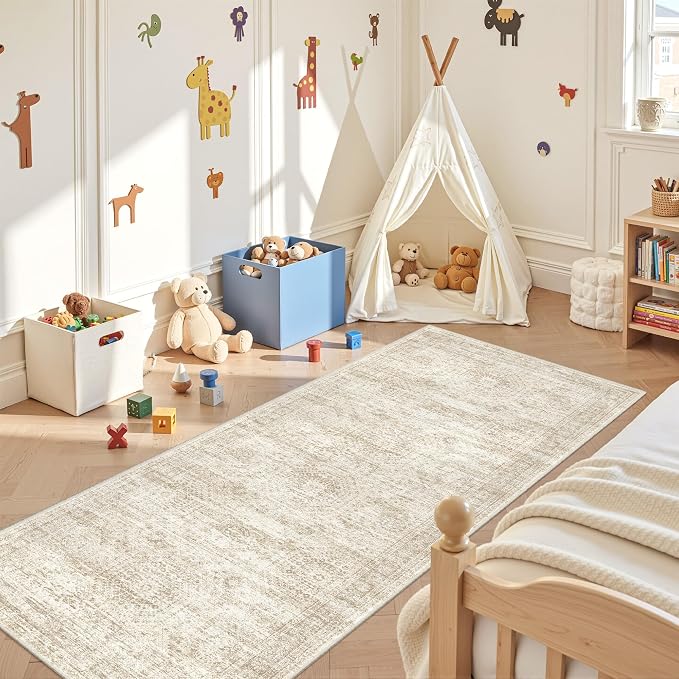 3x6 Runner Rug Non Slip, Thin Entryway Washable Rug - Image 4