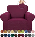 KEKUOU Stretch Single Sofa Slipcover 1 Piece Couch Sofa Cover Furniture by KEKUOU
