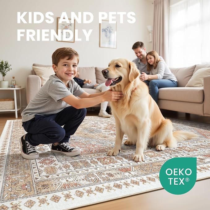 zesthome 2x3 Entryway Rug, Soft Washable Rugs, Non Slip Area Rug, Stain - Image 7