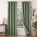 NICETOWN 100% Absolutely Blackout Linen Curtains by NICETOWN