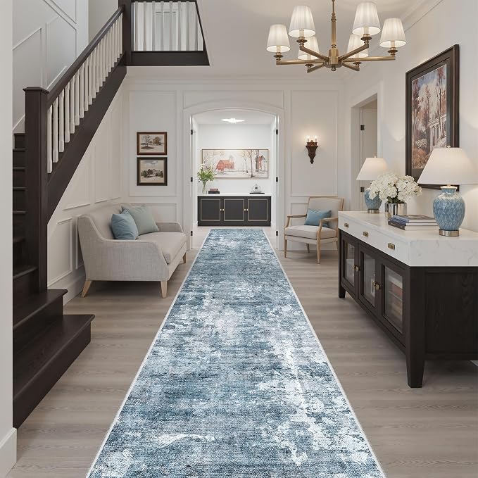 Runner Rug 2'6" x 16' Washable Non-Slip 2.5x16 ft Long Runner Rugs - Image 2